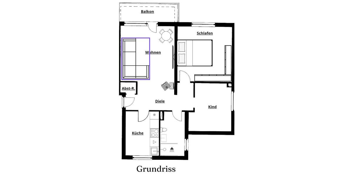 Etagenwohnung Bochum Bochum-Mitte - 3 Zimmer, 70 m&sup2;, 255.000&euro; | Angebot:26315174