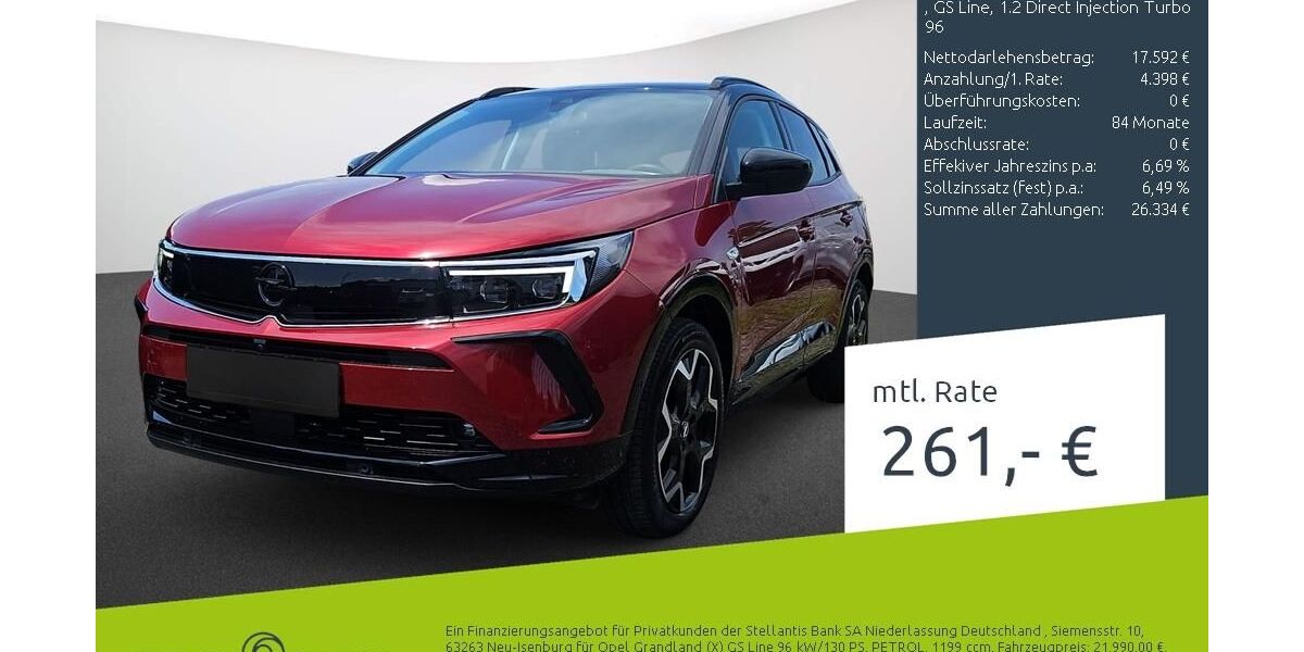 Opel Grandland (X) 19.000 km 21.990 &euro; Dülmen 48249