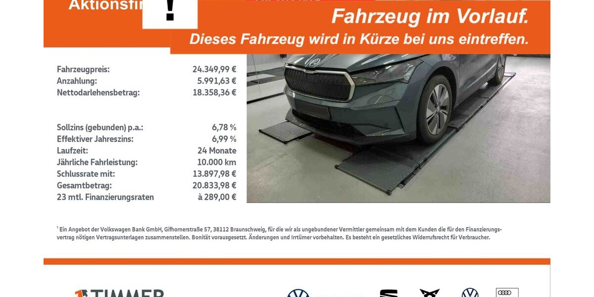 Skoda Enyaq 27.144 km 24.350 &euro; Dülmen 48249
