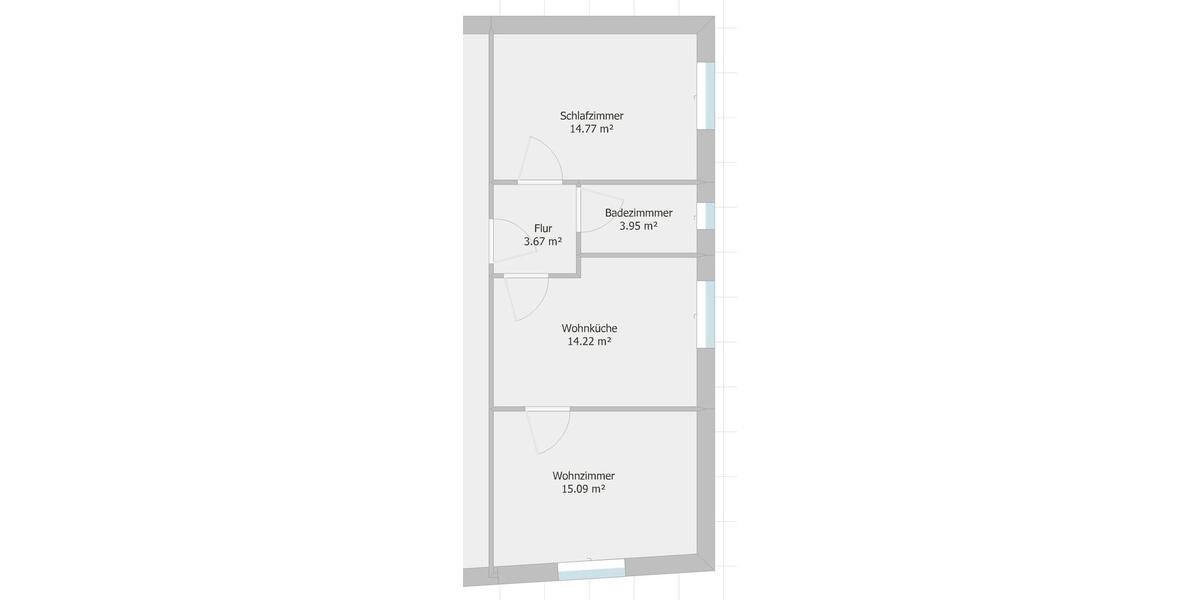 Etagenwohnung Herne Eickel - 2.5 Zimmer, 50 m&sup2;, 359&euro; | Angebot:26440861
