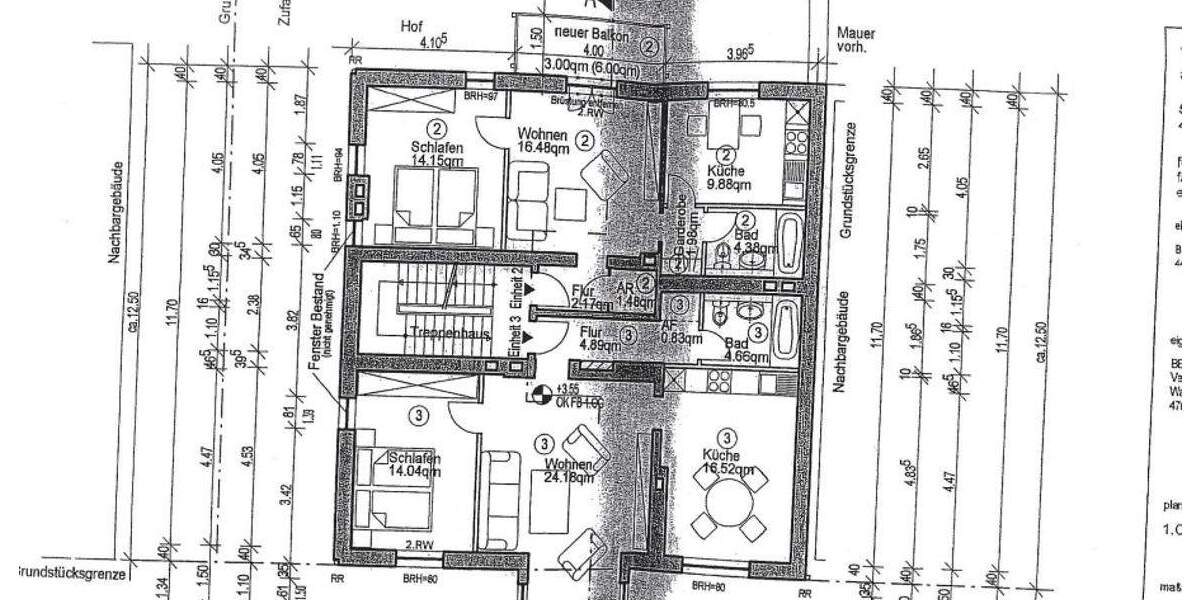 Etagenwohnung Dortmund Bövinghausen - 2 Zimmer, 53 m&sup2;, 119.000&euro; | Angebot:25865082