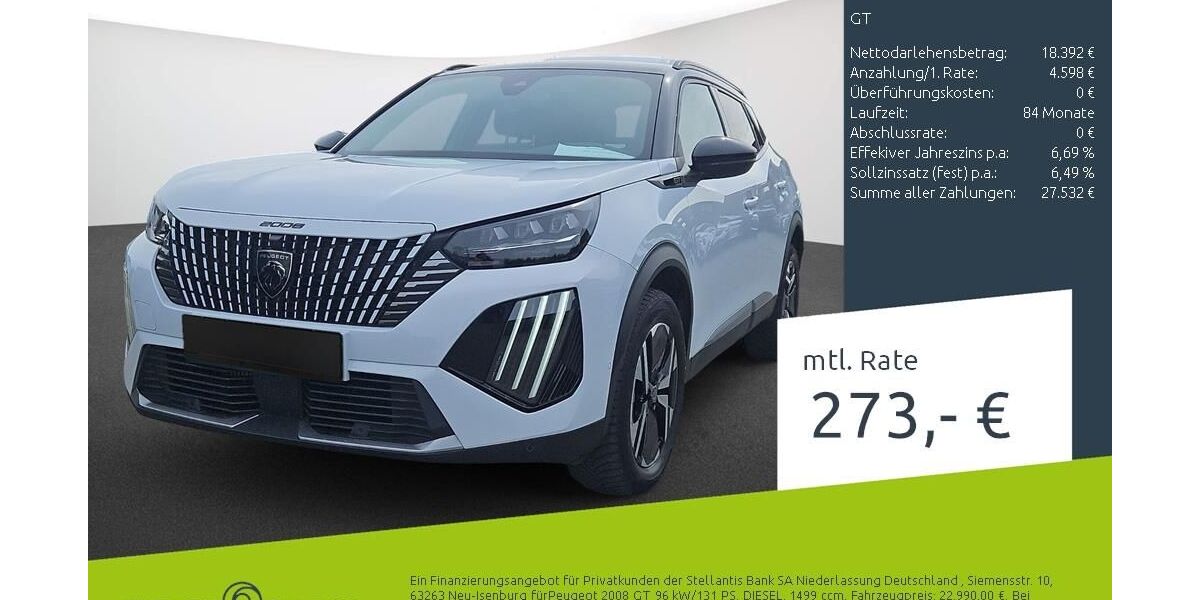 Peugeot 2008 27.216 km 22.889 &euro; Dülmen 48249