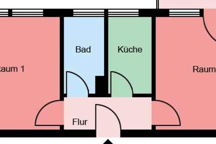Wohnung Bergkamen - 2 Zimmer, 40 m&sup2;, 359&euro; | Angebot:27640462