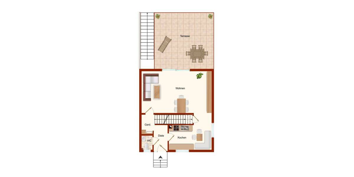 Reihenendhaus Menden Mitte - 4 Zimmer, 110 m&sup2;, 249.000&euro; | Angebot:26138948