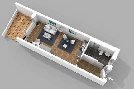 Wohnung Dortmund Brackel - 1 Zimmer, 40 m&sup2;, 584&euro; | Angebot:26291404