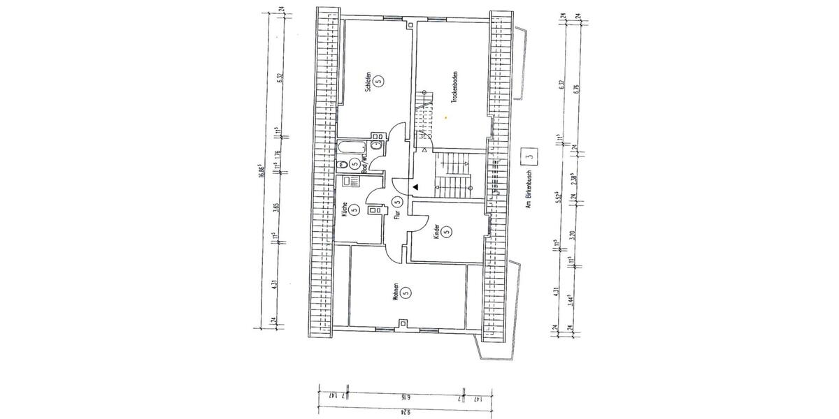 Dachgeschoßwohnung Bochum Altenbochum - 3 Zimmer, 73 m&sup2;, 153.000&euro; | Angebot:26294792
