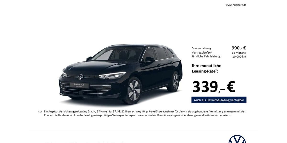 VW Passat Variant 5.367 km 37.570 &euro; Dortmund 44379