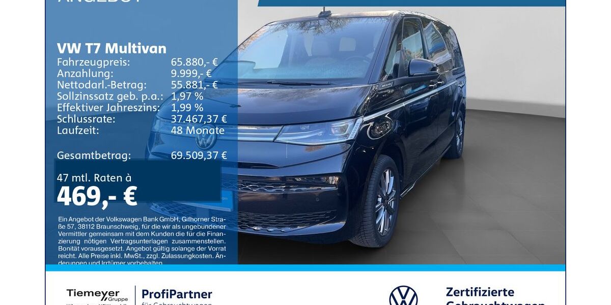 VW T7 Multivan 16.950 km 65.430 &euro; Recklinghausen 45663