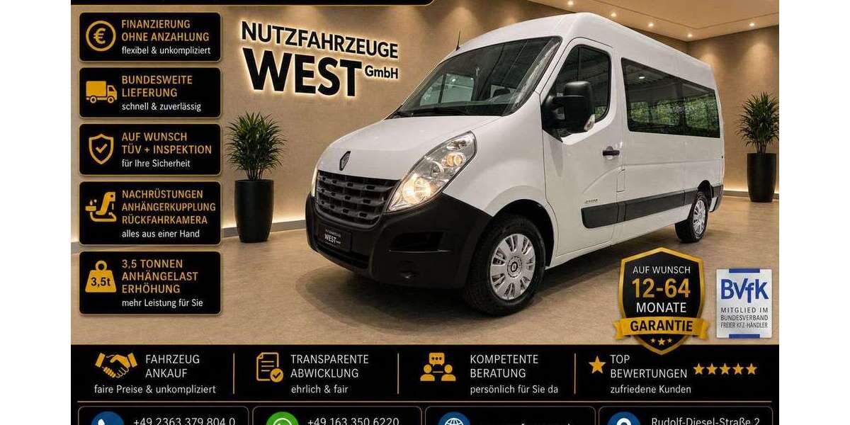 Renault Master 105.000 km 14.990 &euro; Datteln 45711