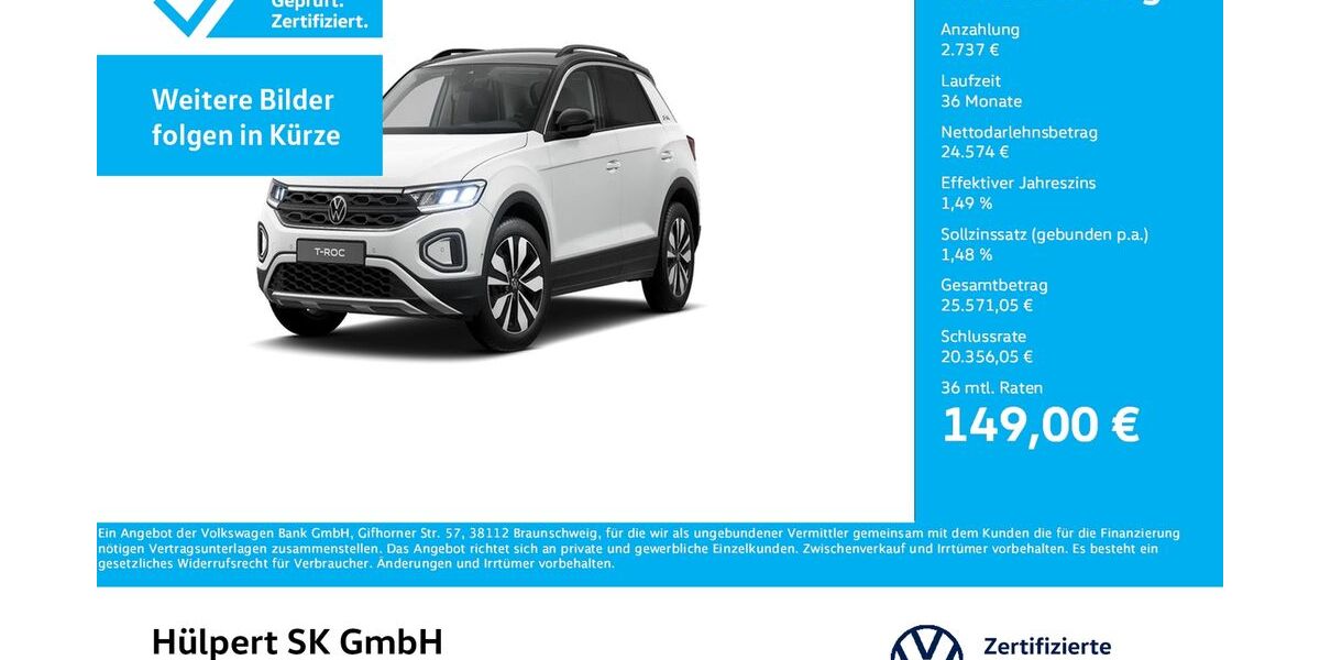 VW T-Roc 5.514 km 27.311 &euro; Bergkamen 59192