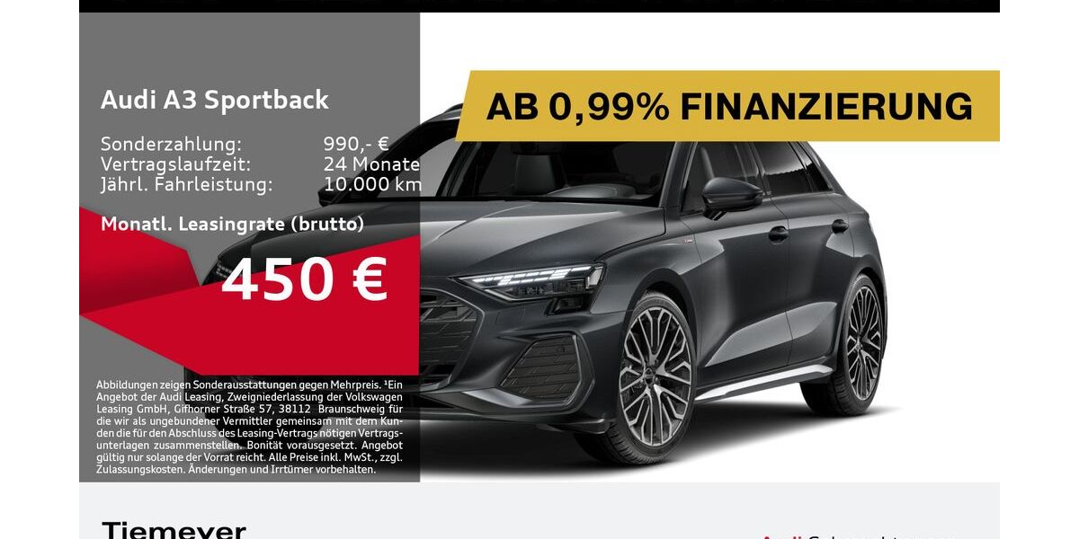 Audi A3 9.205 km 42.980 &euro; Bochum 44809