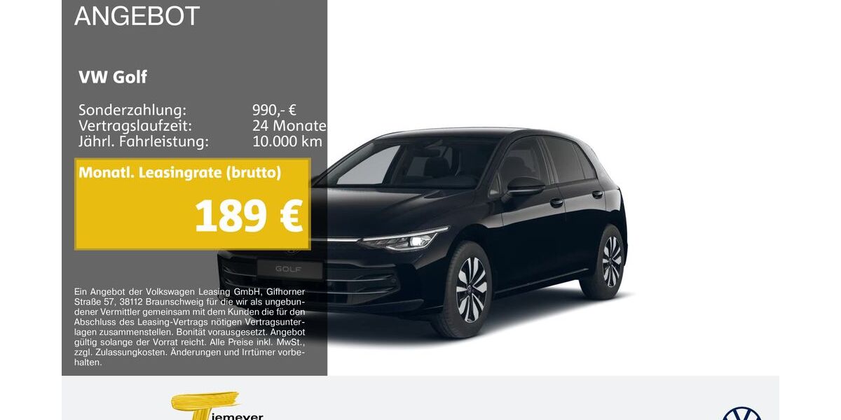 VW Golf 25.537 km 27.540 &euro; Bochum 44892