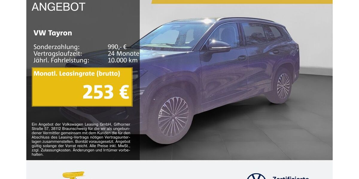 VW Tayron 20.213 km 34.490 &euro; Castrop-Rauxel 44575