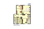 Etagenwohnung Hamm Herringen - 3.5 Zimmer, 52 m&sup2;, 339&euro; | Angebot:26627556