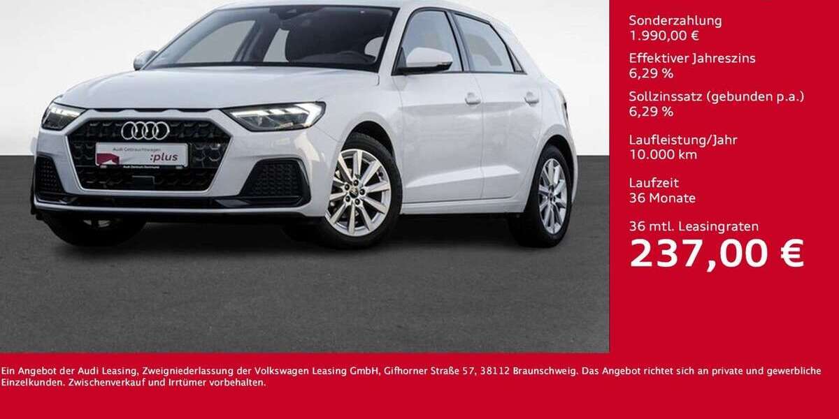 Audi A1 44.287 km 16.925 &euro; Dortmund 44143