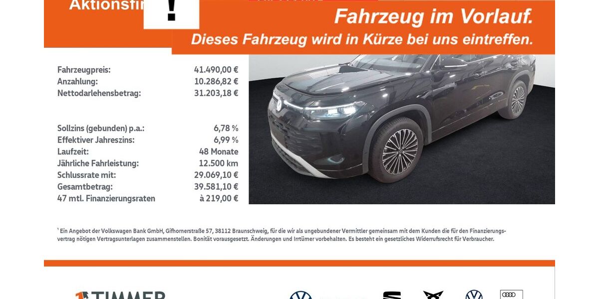VW Tayron 21.742 km 41.490 &euro; Dülmen 48249