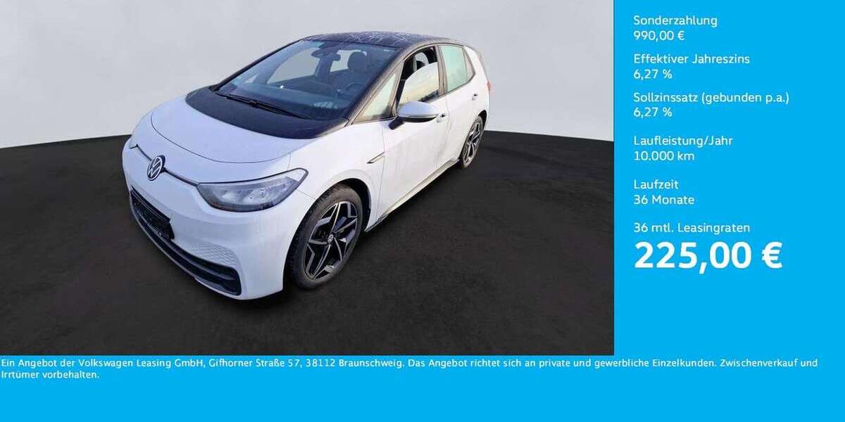 VW ID.3 34.428 km 18.850 &euro; Unna 59423
