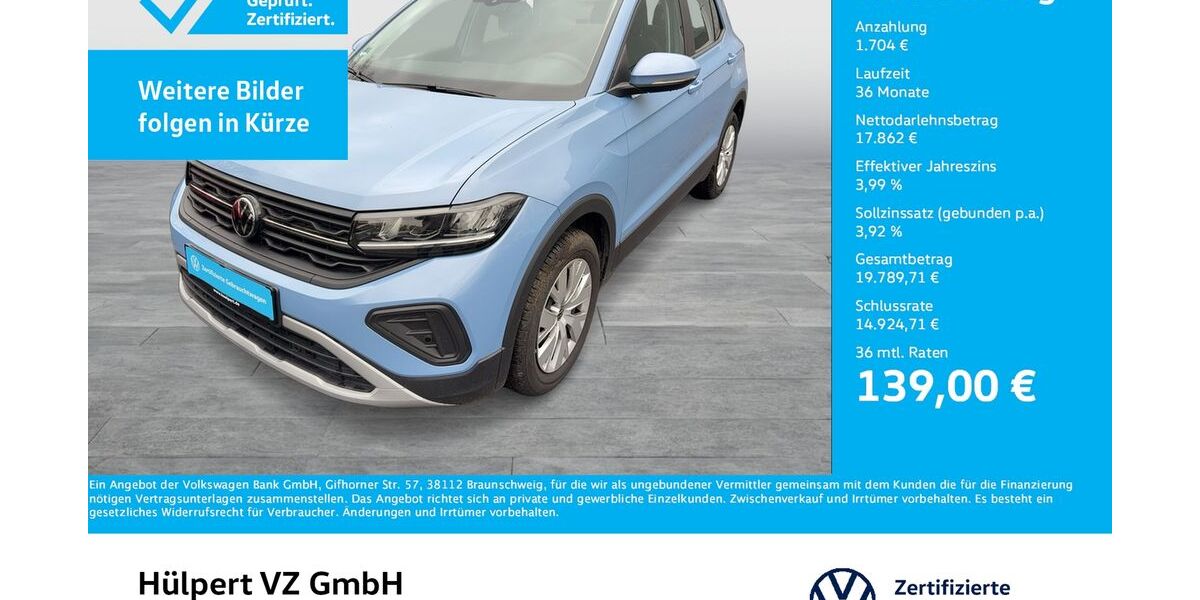 VW T-Cross 15.367 km 18.977 &euro; Dortmund 44141