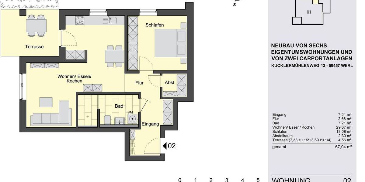 Etagenwohnung Werl - 3 Zimmer, 80 m&sup2;, 322.400&euro; | Angebot:25796529
