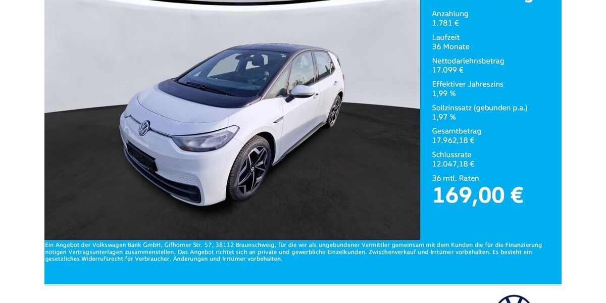 VW ID.3 35.723 km 18.880 &euro; Unna 59423