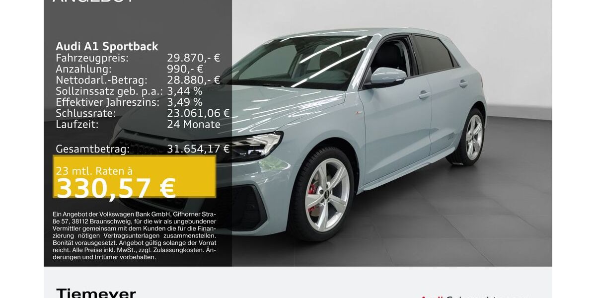 Audi A1 9.830 km 29.150 &euro; Bochum 44809