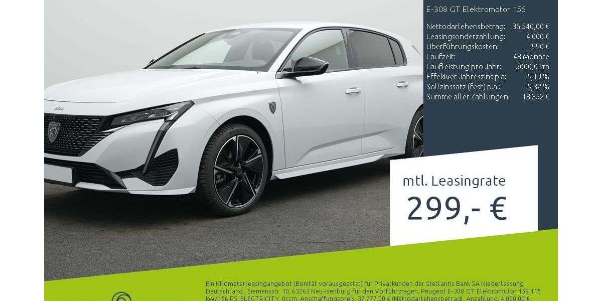 Peugeot 308 1.500 km 35.870 &euro; Dülmen 48249