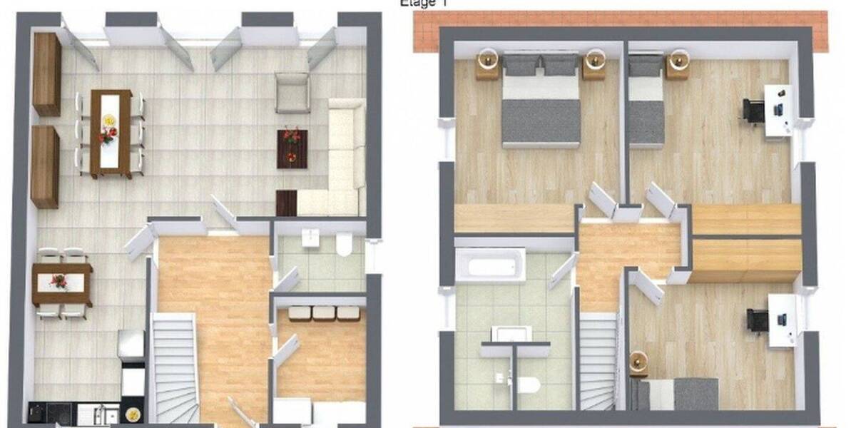 Einfamilienhaus Bergkamen-Weddinghofen Mitte - 5 Zimmer, 105 m&sup2;, 399.500&euro; | Angebot:25996544