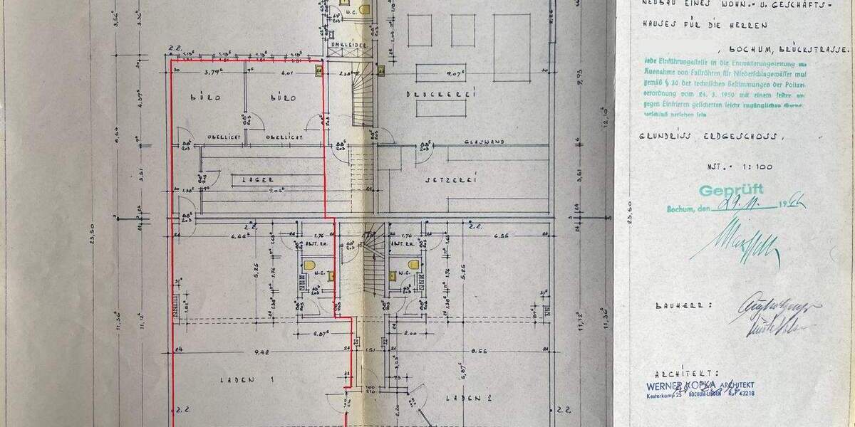 Gewerbeobjekt Bochum Innenstadt - 2.100&euro; | Angebot:25665723