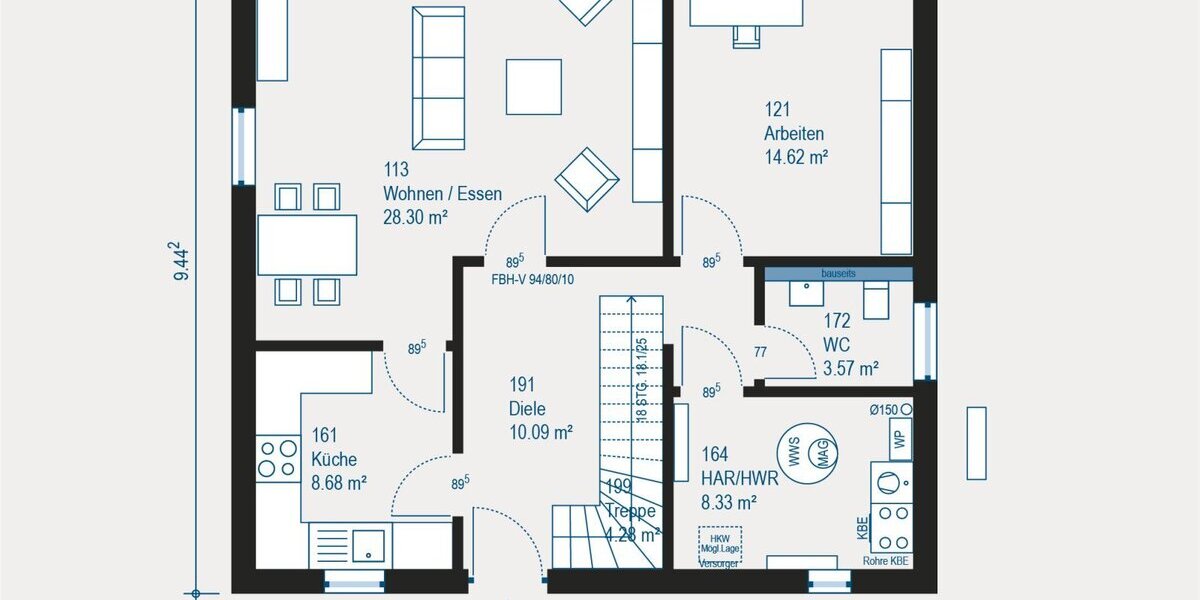 Individuell geplantes Einfamilienhaus in Selm - Ihr Traum vom maßgeschneiderten Zuhause wird Wirklichkeit - Einfamilienhaus Selm | Angebot:27307874