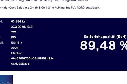 VW ID.3 63.294 km 16.980 &euro; Dortmund 44379