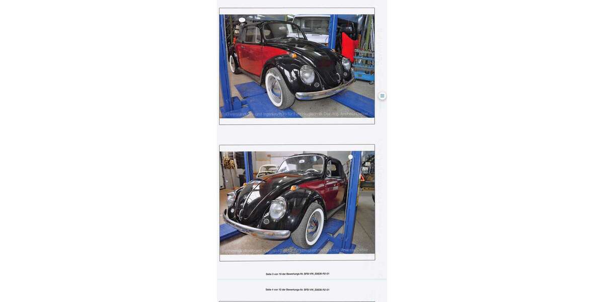 VW Käfer 76.600 km 7.900 &euro; Bochum 44879