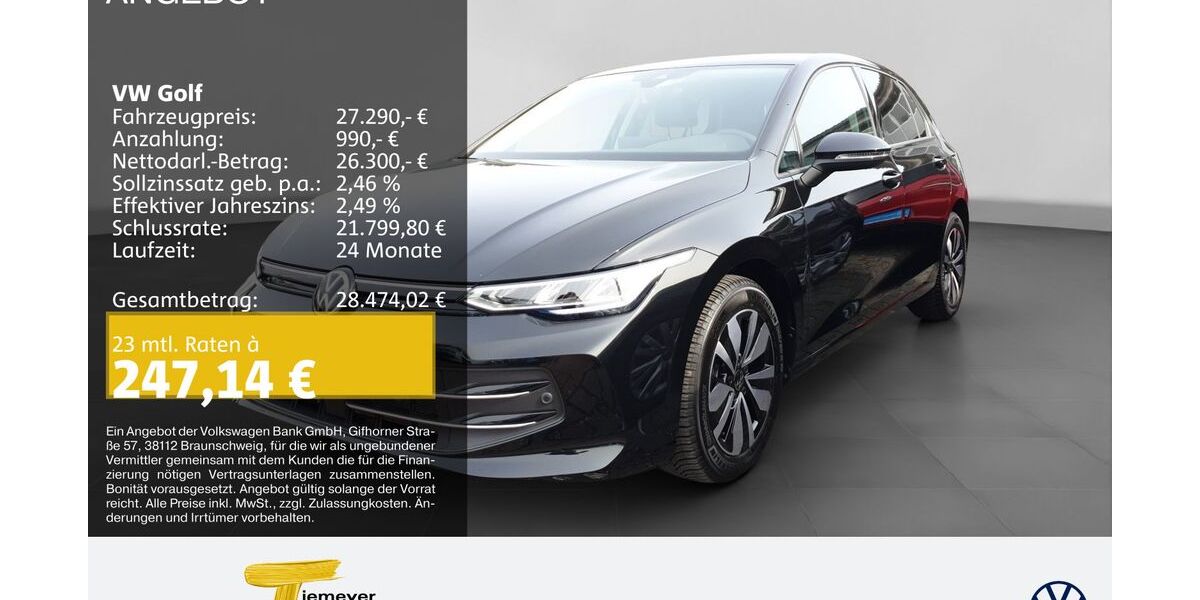 VW Golf 11.990 km 27.290 &euro; Bochum 44892