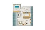 Dachgeschoßwohnung Recklinghausen Berghausen - 2.5 Zimmer, 66 m&sup2;, 500&euro; | Angebot:26683844