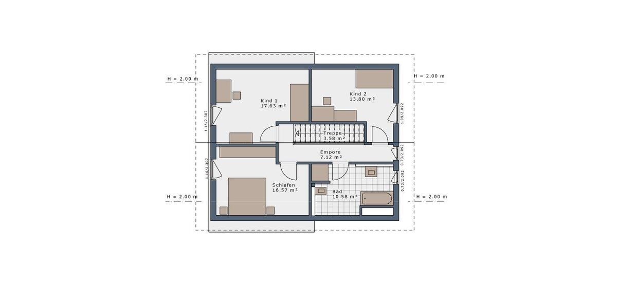 Einfamilienhaus Dortmund Hörde - 5 Zimmer, 140 m&sup2;, 2.200&euro; | Angebot:26664387