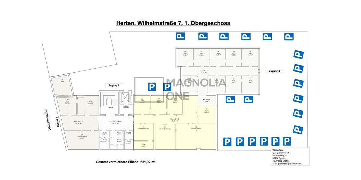 Gewerbeobjekt Herten - 2.076&euro; | Angebot:22240178