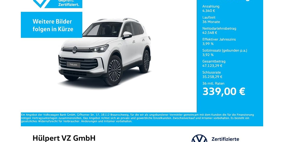 VW Tiguan 15.089 km 46.888 &euro; Unna 59423