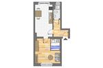 Etagenwohnung Dortmund Innenstadt West - 1 Zimmer, 37 m&sup2;, 402&euro; | Angebot:26586827