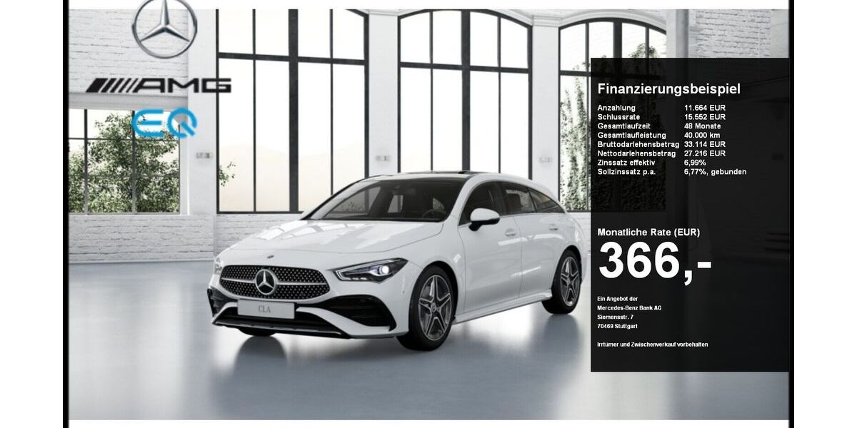 Mercedes-Benz CLA 200 Shooting Brake 2.781 km 38.250 &euro; Hagen 58135