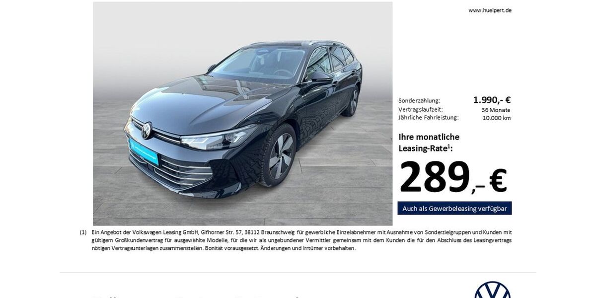 VW Passat Variant 6.658 km 37.685 &euro; Dortmund 44141