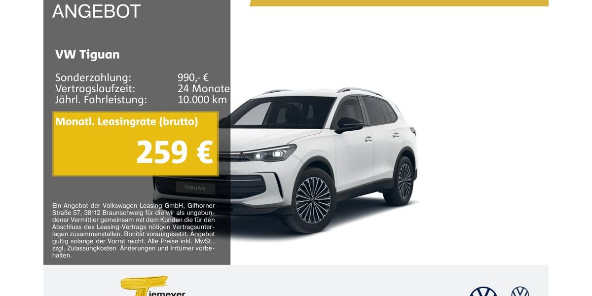 VW Tiguan 7.580 km 34.250 &euro; Marl 45770