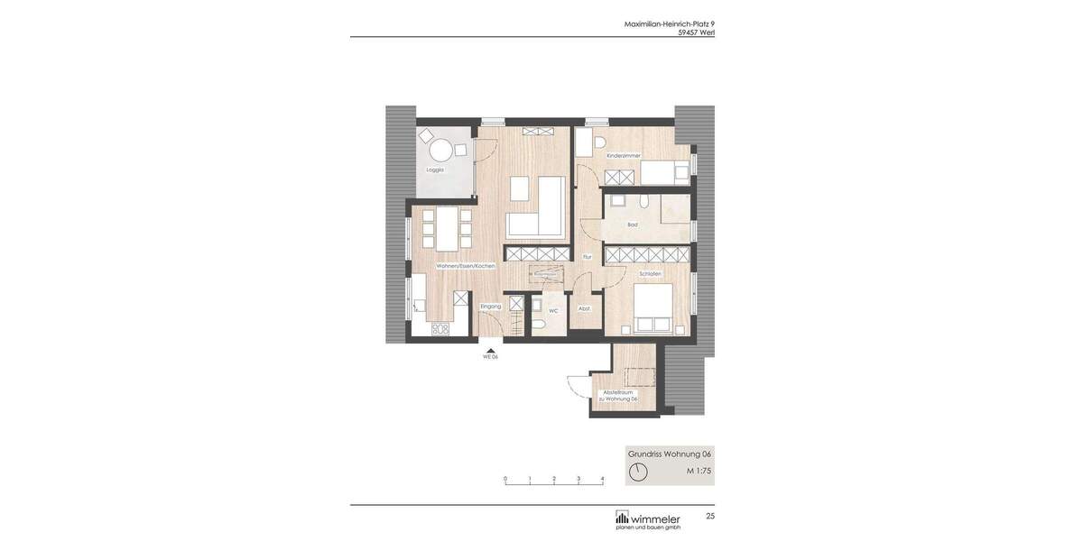 Etagenwohnung Werl - 3 Zimmer, 87 m&sup2;, 352.800&euro; | Angebot:25671462