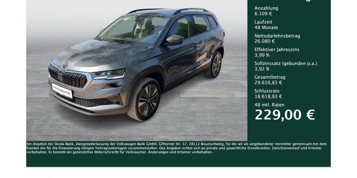 Skoda Karoq 18.517 km 31.491 &euro; Dortmund 44269