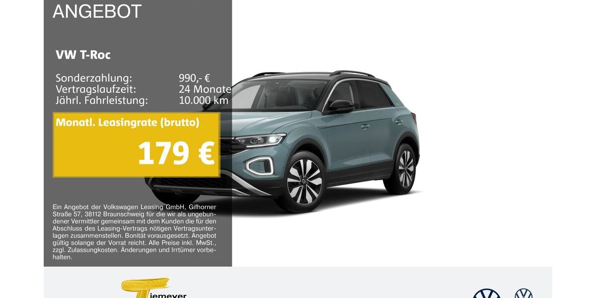 VW T-Roc 10.686 km 28.110 &euro; Marl 45770