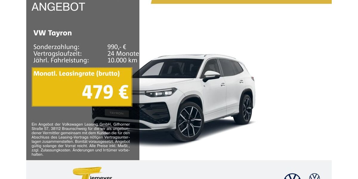 VW Tayron 5.775 km 51.490 &euro; Castrop-Rauxel 44575