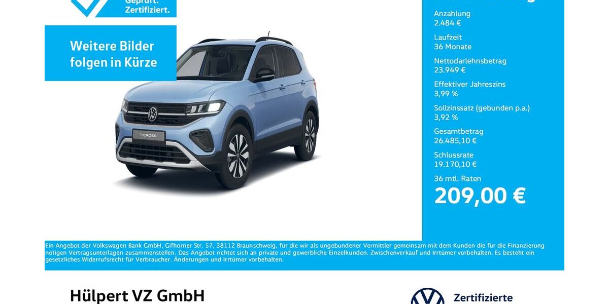 VW T-Cross 10.820 km 26.355 &euro; Dortmund 44141