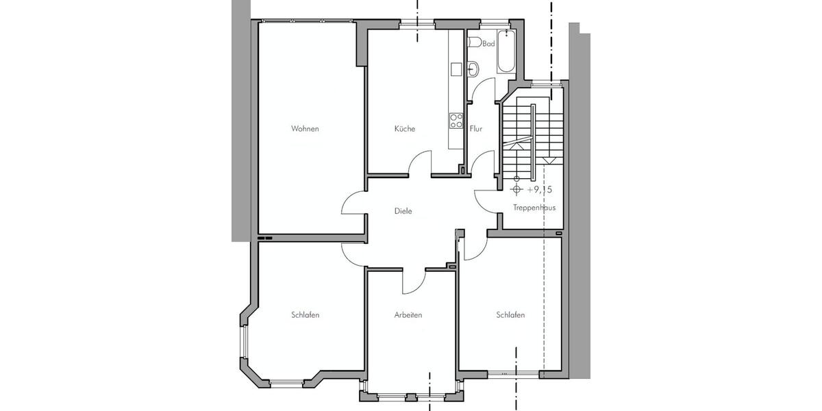 Etagenwohnung Herne - 7 Zimmer, 145 m&sup2;, 1.300&euro; | Angebot:25658388