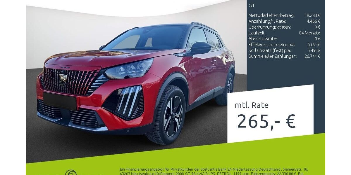 Peugeot 2008 41.178 km 22.660 &euro; Dülmen 48249
