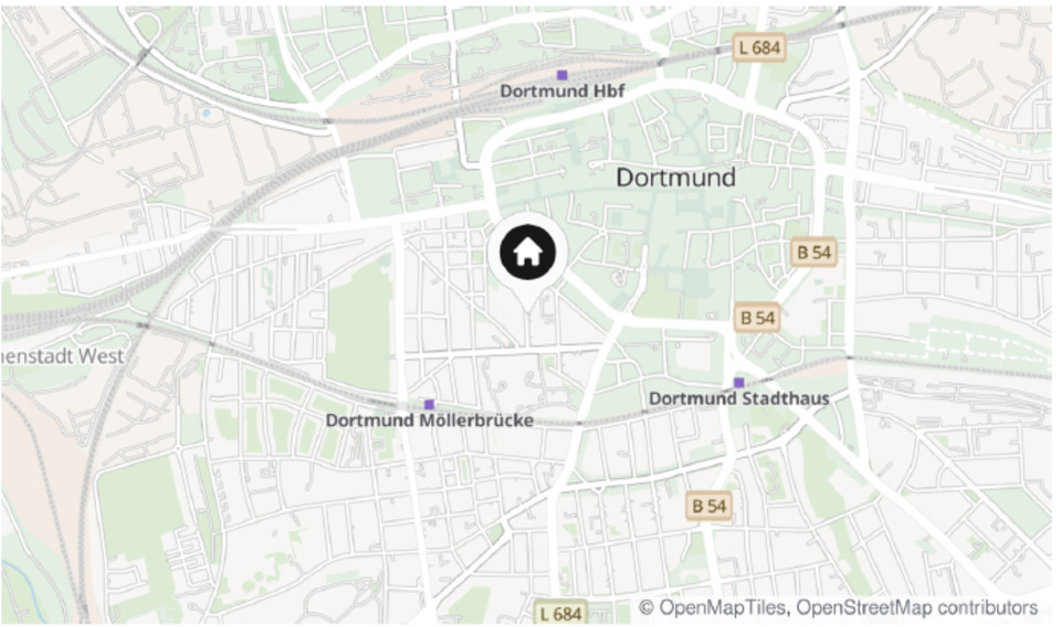 Erdgeschoßwohnung Dortmund Innenstadt Ost - 4 Zimmer, 155 m&sup2;, 1.280&euro; | Angebot:24803290