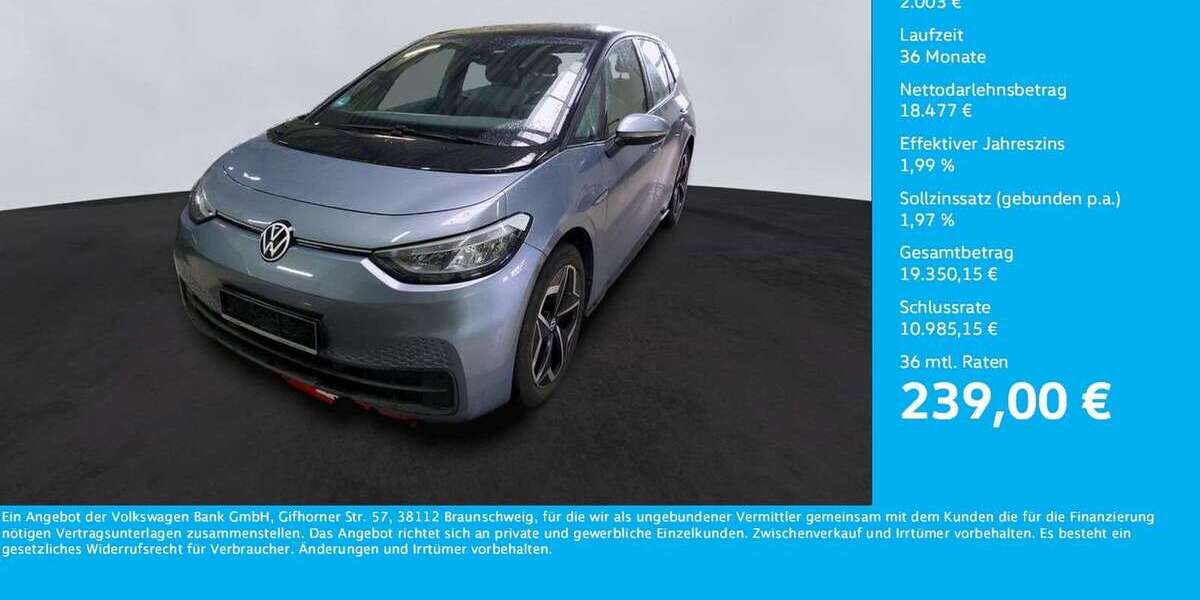 VW ID.3 50.277 km 20.480 &euro; Unna 59423