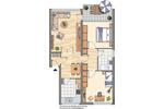 Etagenwohnung Recklinghausen Berghausen - 3 Zimmer, 76 m&sup2;, 679&euro; | Angebot:26586838